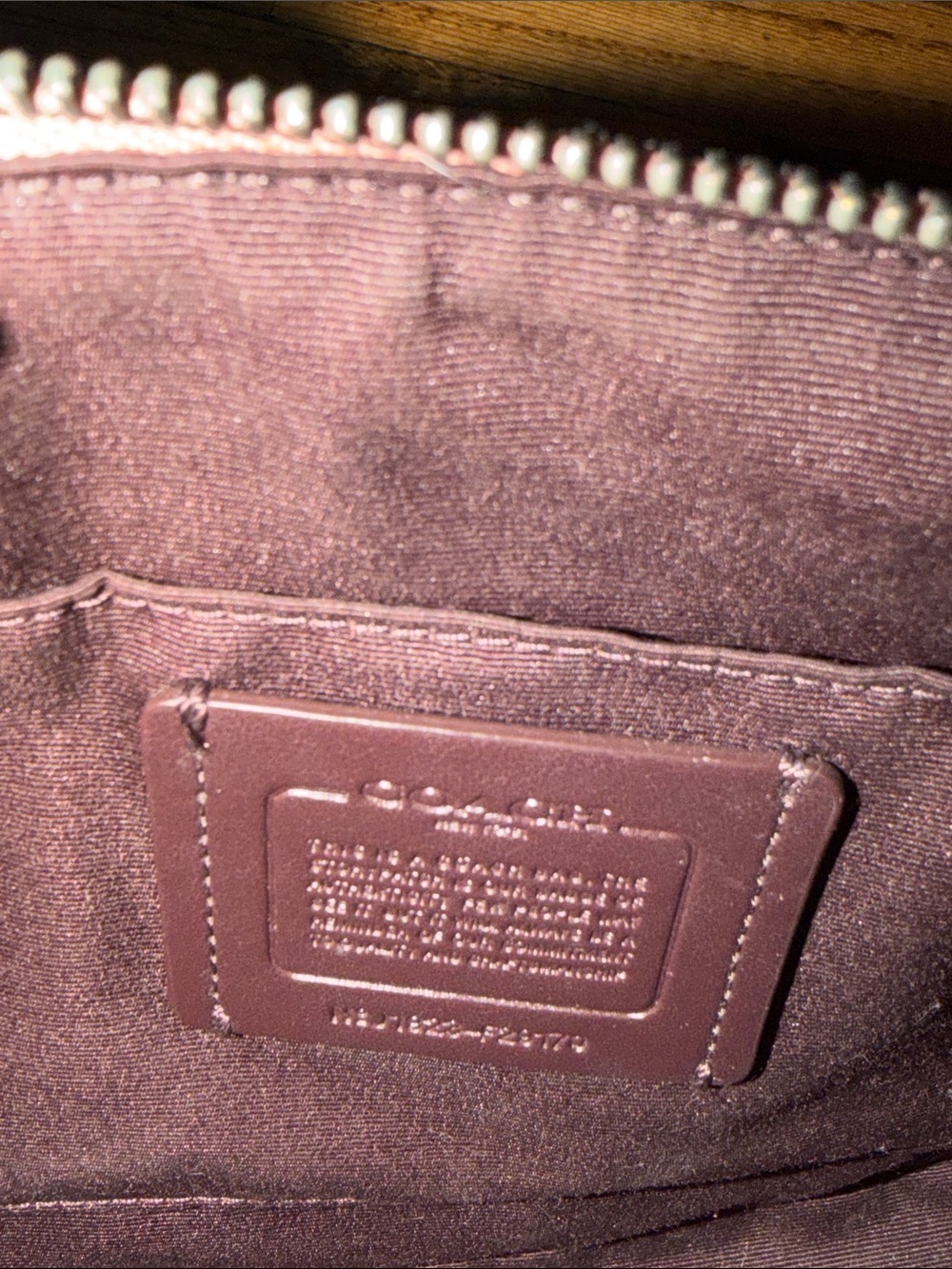 Coach Metallic Rose Dome Satchel in Copper - Picture 4 of 12